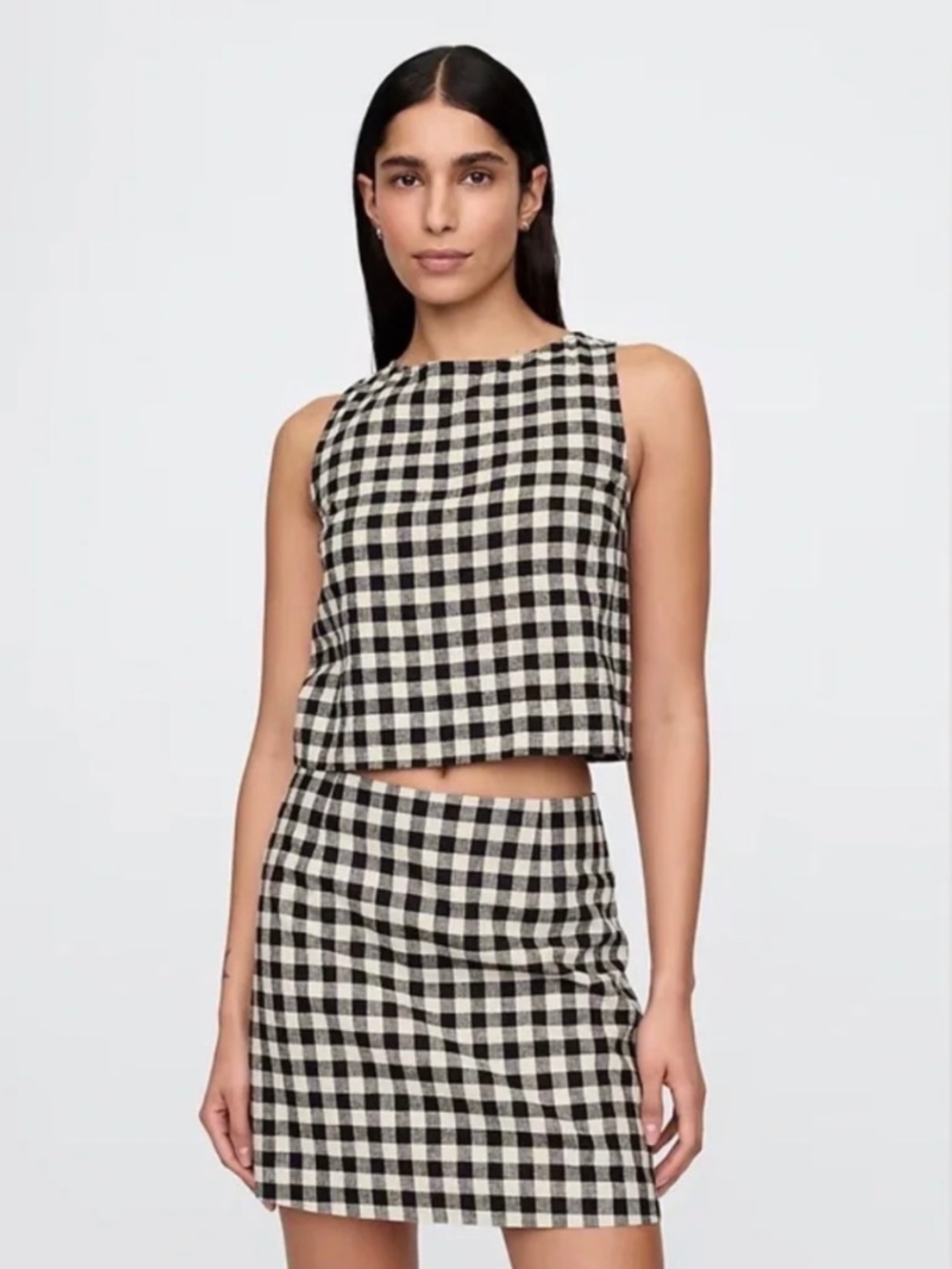 Gap Gingham Crop Top